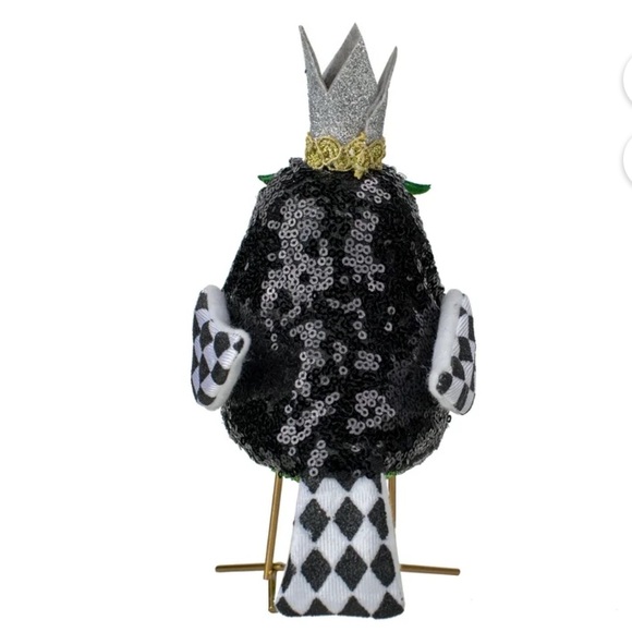 EUC Way to Celebrate Mardi Gras Purple Bowtie Bird Tabletop Decoration SOLD OUT - Picture 5 of 9